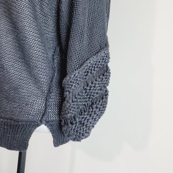 😍 TSE Linen Crochet V-Neck Sweater - Picture 4 of 10